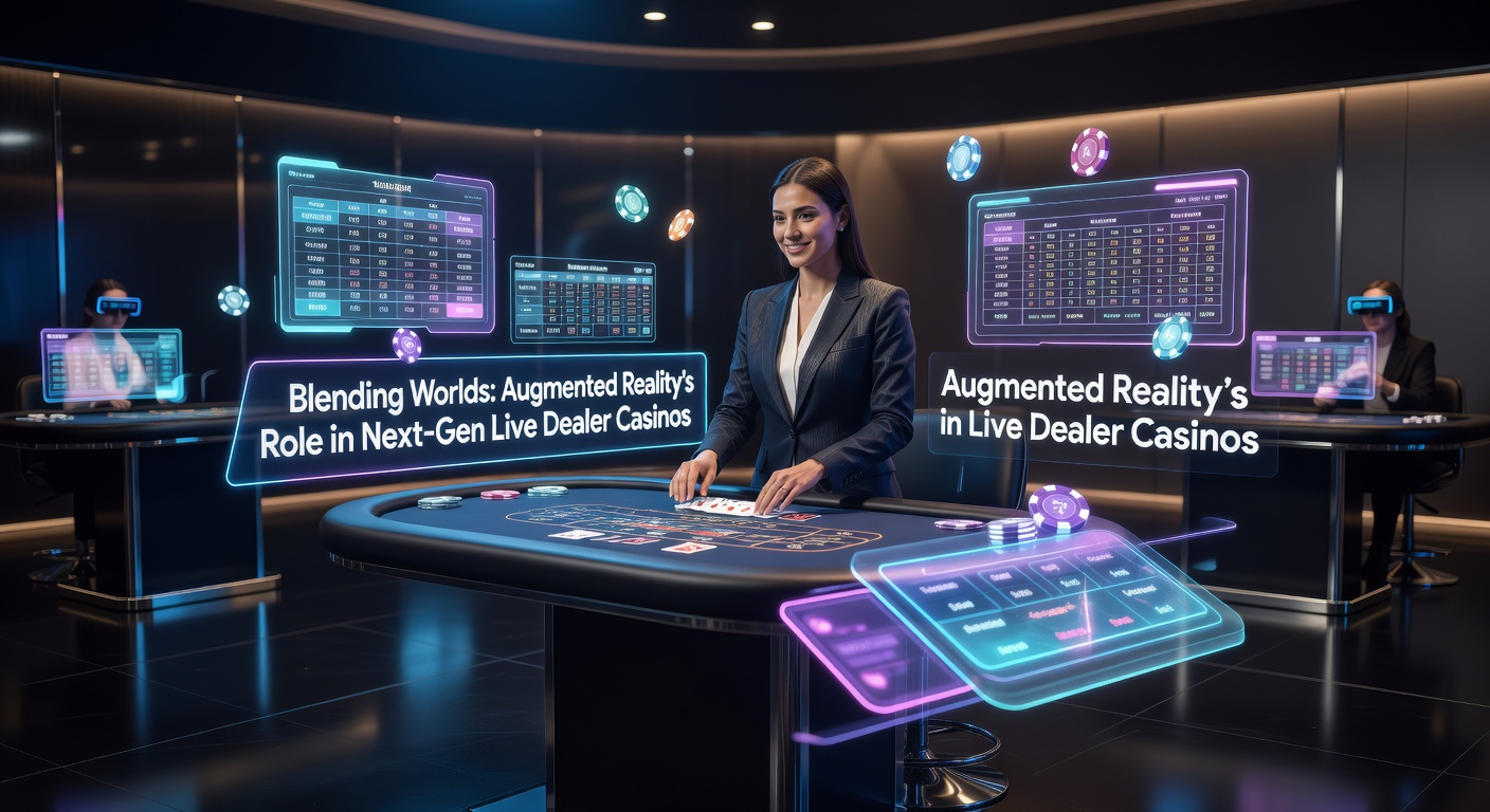 Augmented reality overlay transforming a live dealer roulette table into an interactive 3D environment with floating chips and virtual spectators