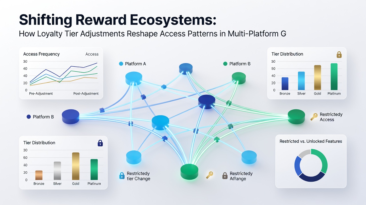 Players navigating tiered reward dashboards on multiple gaming devices